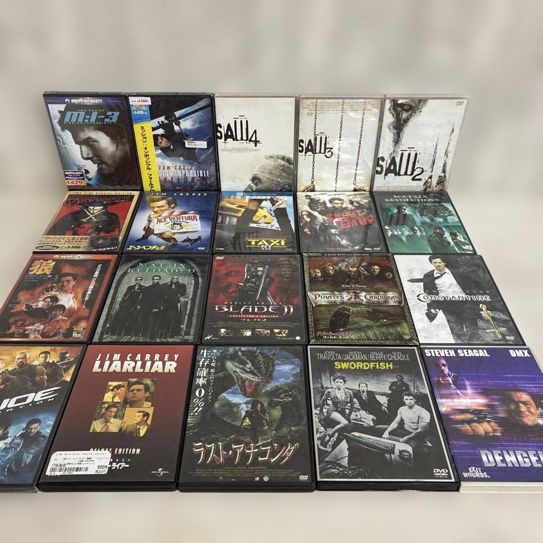 洋画DVDまとめ売り 134枚