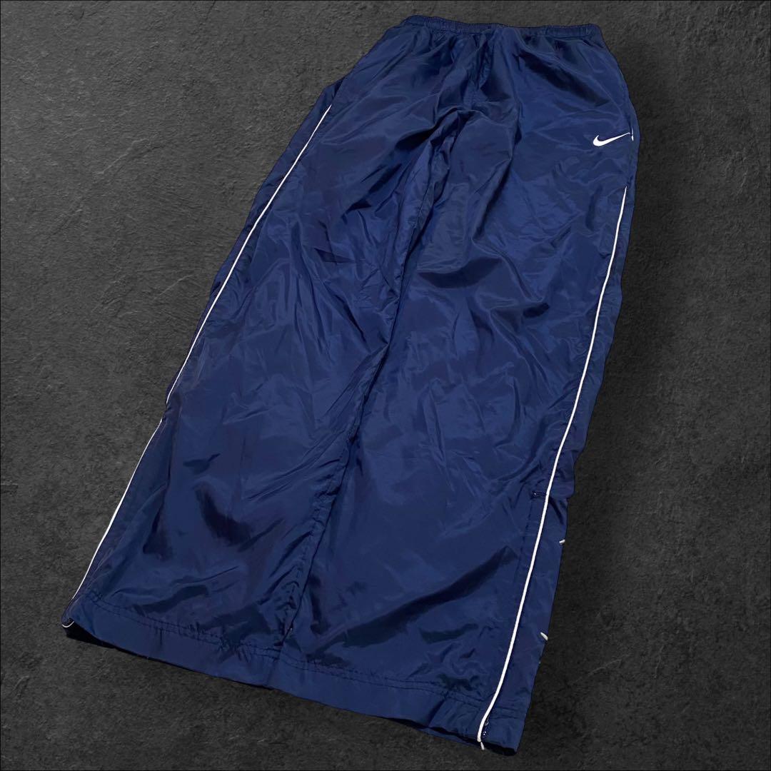 パンツ 90s archive nike wide nylon pants y2k M