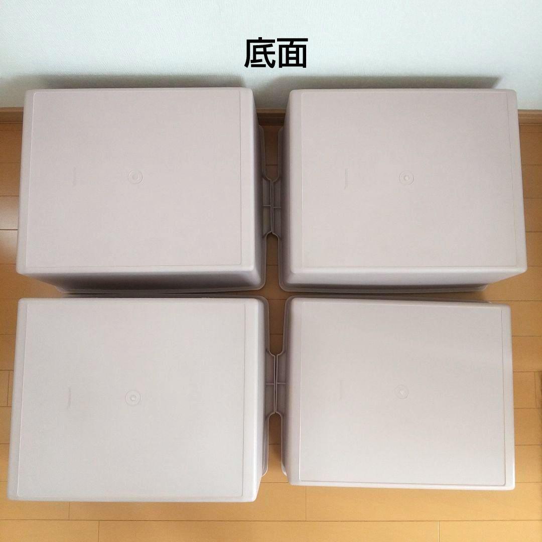 【美品】タッパーウェア スーパーケース 4個セット(深型3個+薄型1個) ピンク