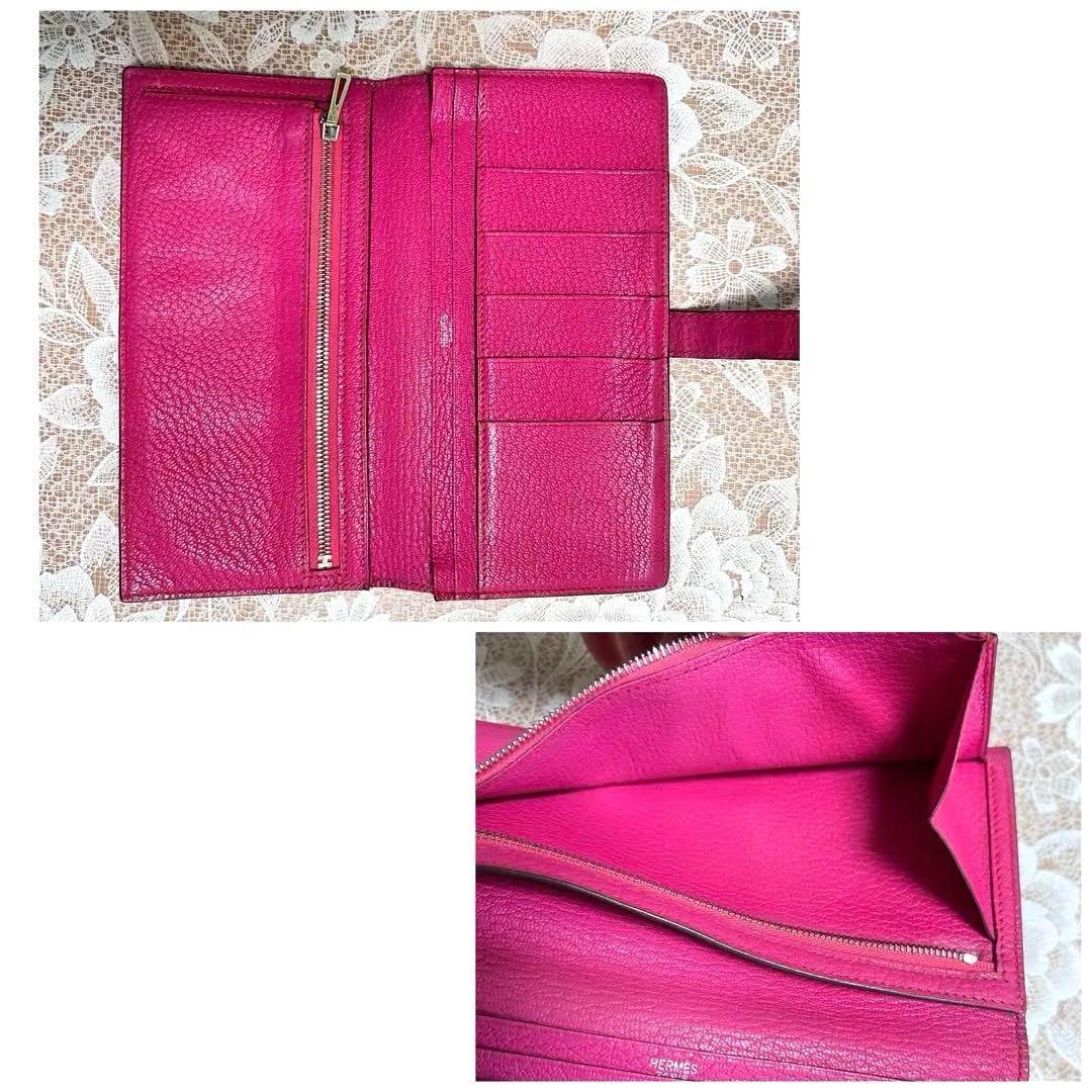 【良美品】HERMES エルメス ベアン スフレ シェーブル マチ付★正規品