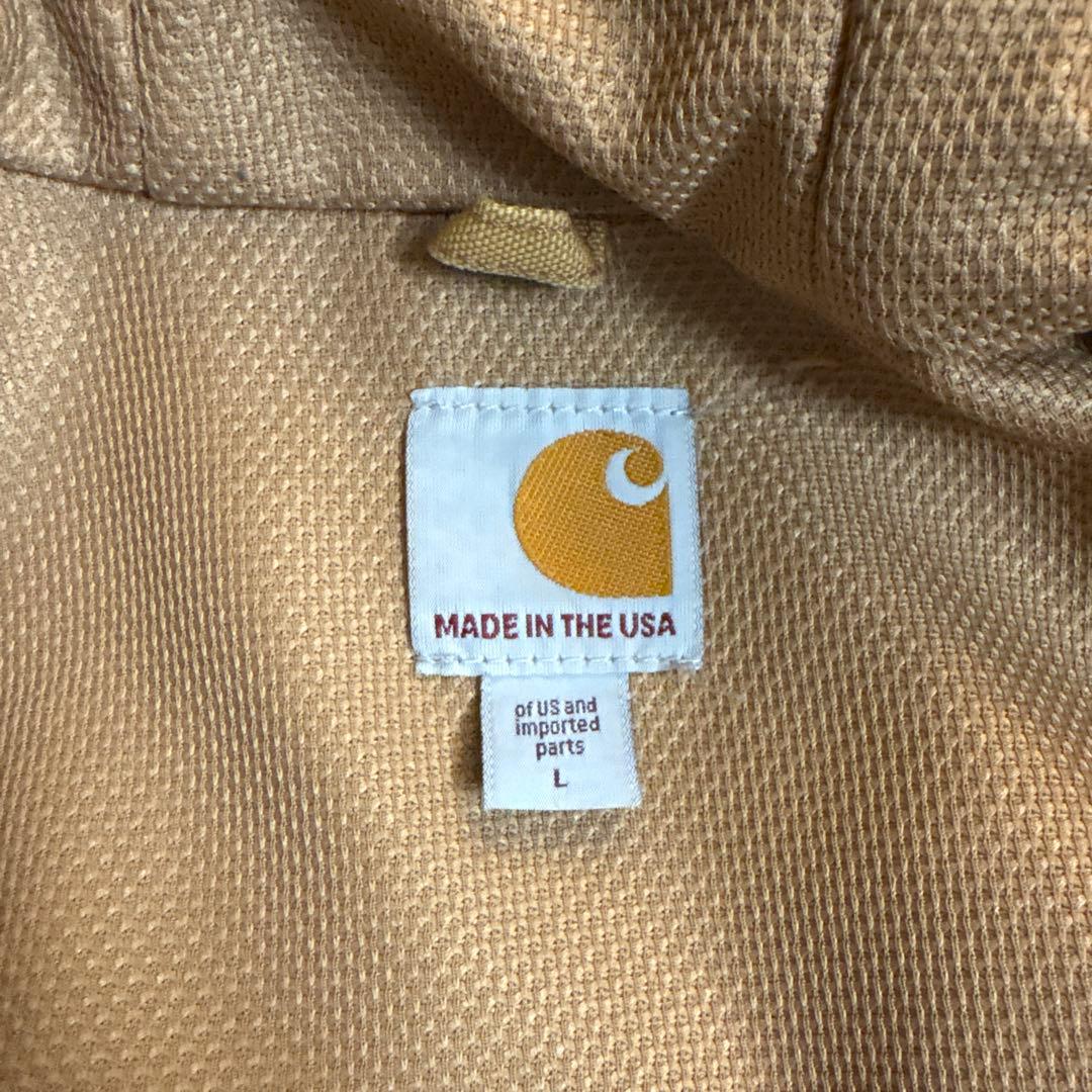 「*送様 美品 00s USA製 Carhartt アクティブジャケット ベージ