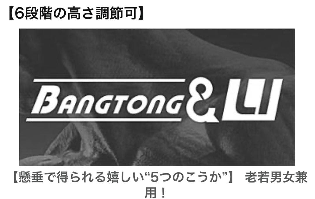 Bang Tong&Li ぶら下がり健康器 黒/赤