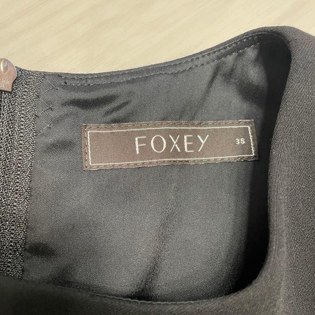 極美品！クリーニング済み！　FOXEY フォクシー バイカラーワンピース　38