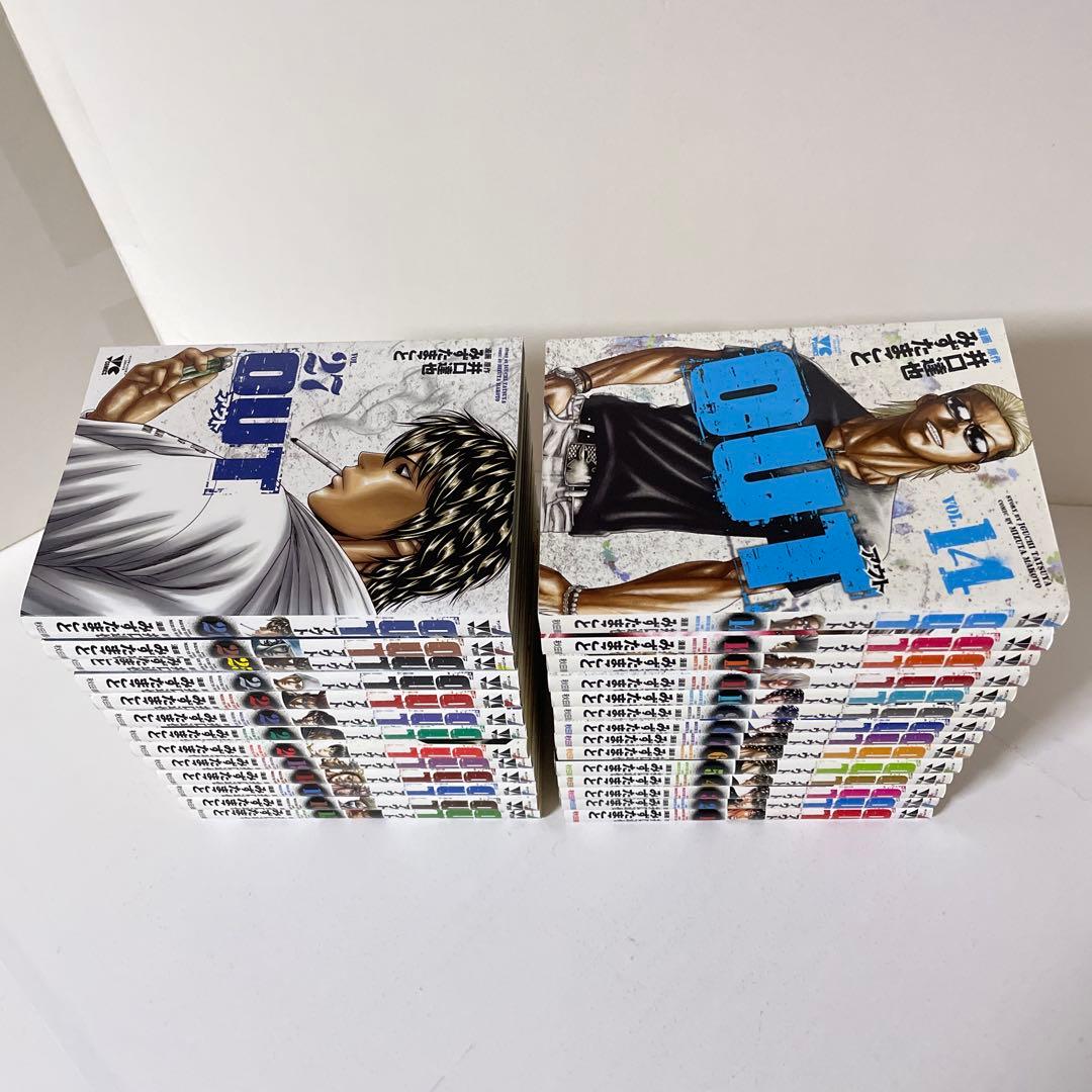 OUT （アウト）1〜27巻の27冊セット　井口達也 / みずたまこと