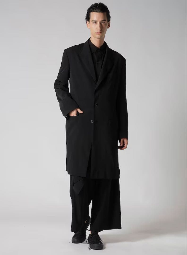 yohjiyamamoto pour homme24ss後ろファスナージャケット