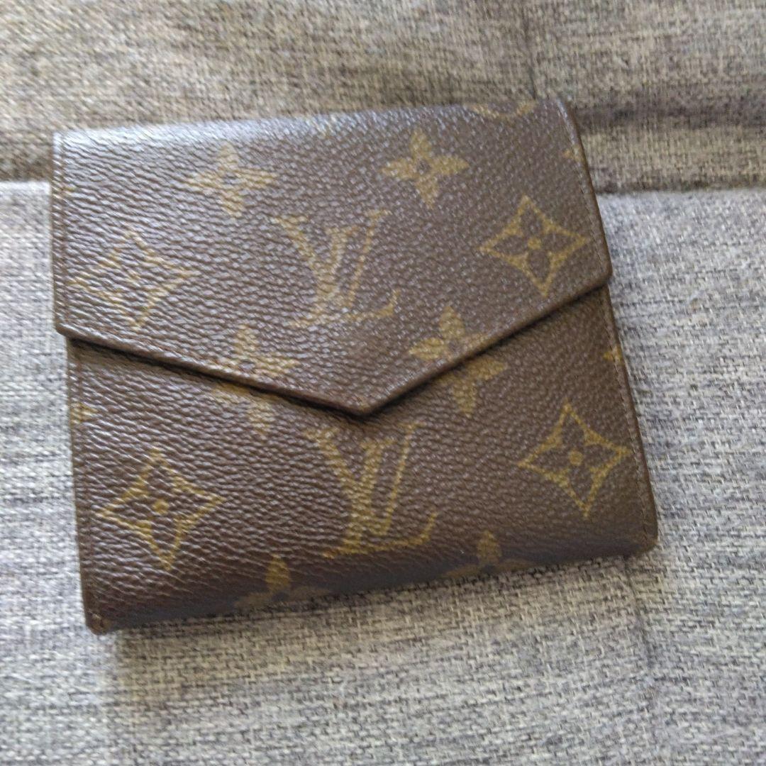 ♡*↓様 Louis Vuitton モノグラム 三つ折り財布 Wホック財布①