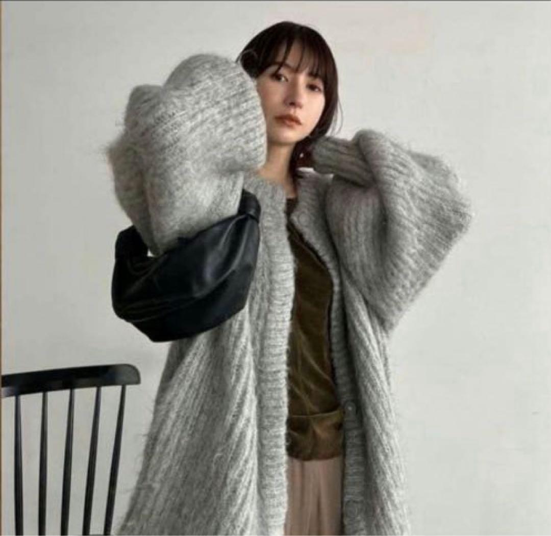 CLANE クラネ　モヘアシャギーカーディガン　サイズ1