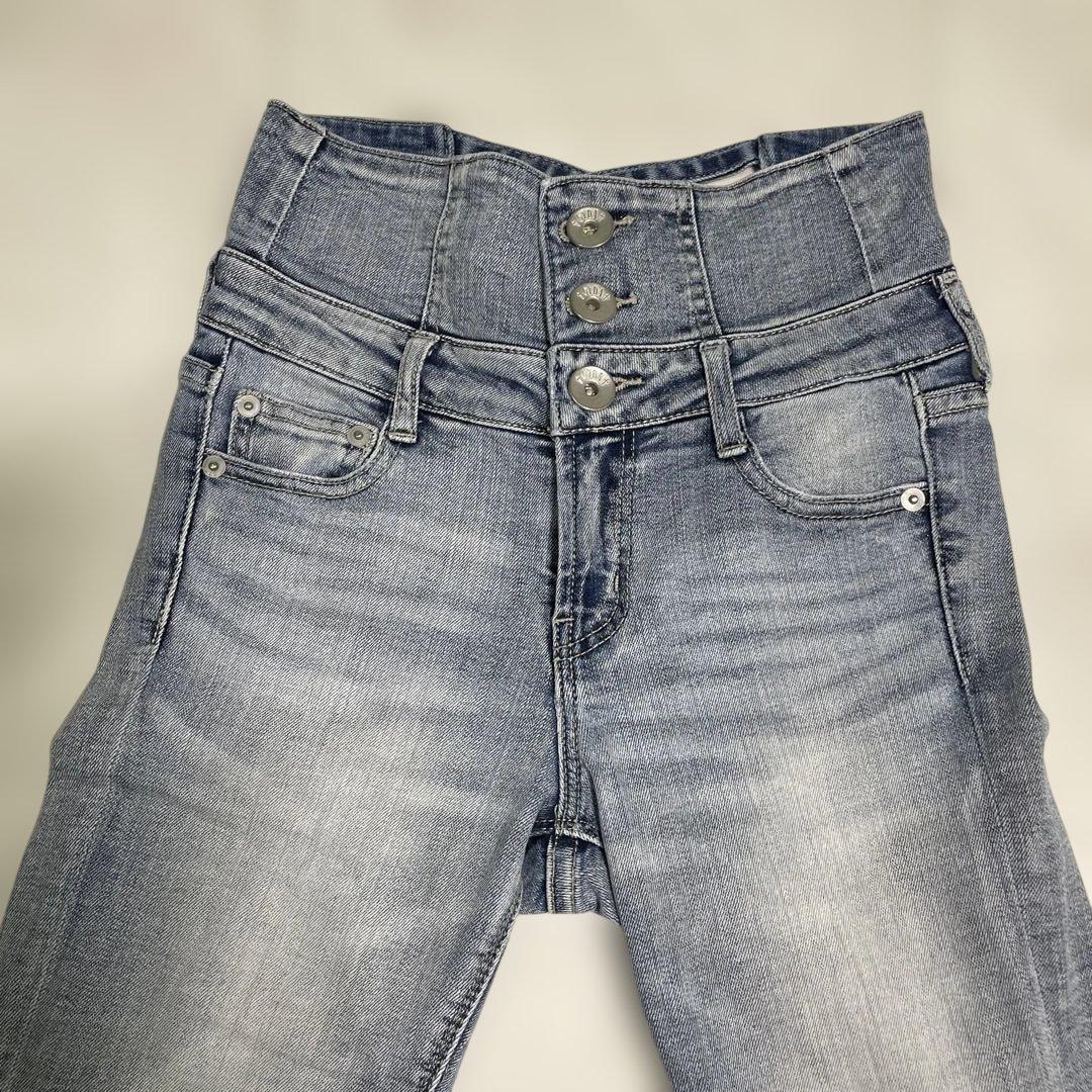 GYDA ハイウエストバッククロスフレアパンツ　ジェイダ　XS