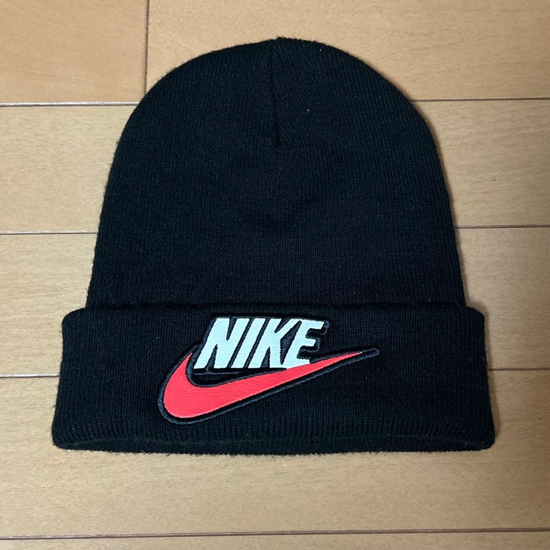 13日まで値下げ！ Supreme✖️Nike 黒ニット帽　シュプリーム　ナイキ