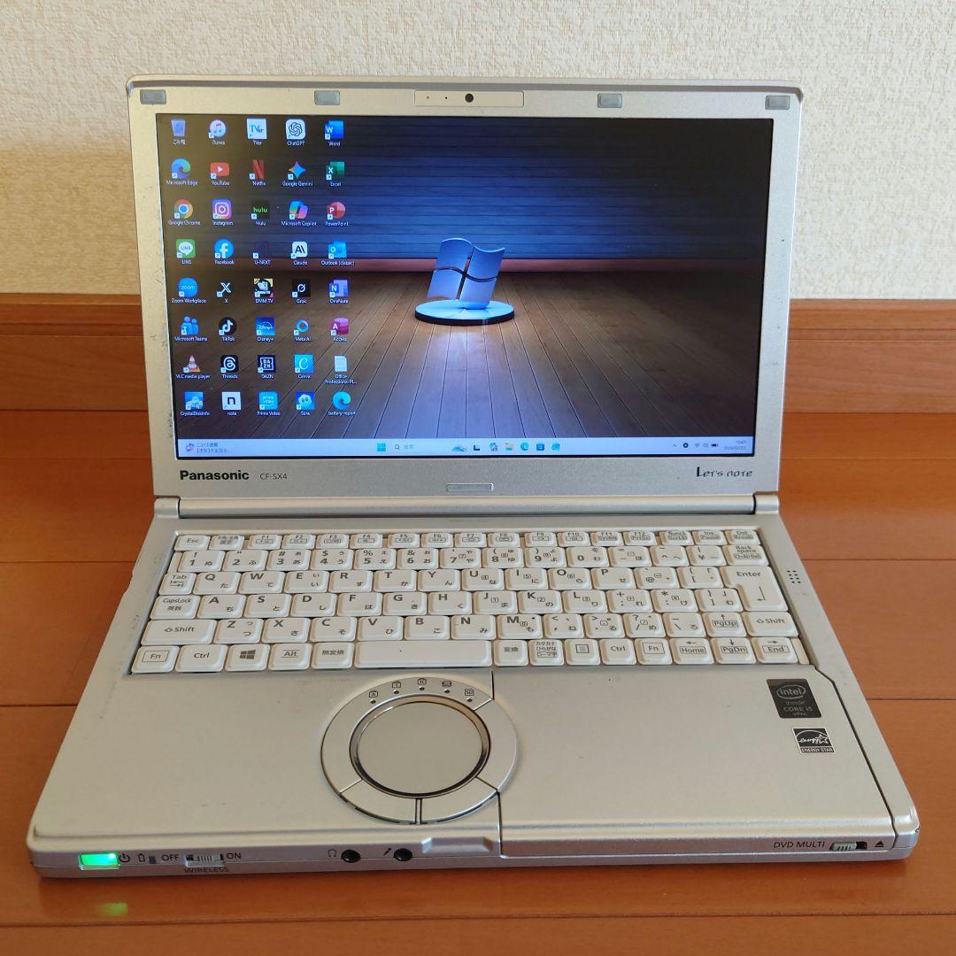 【訳あり】設定済✨️レッツノートCF-SX4◆Win11/i5/SSD/オフィス