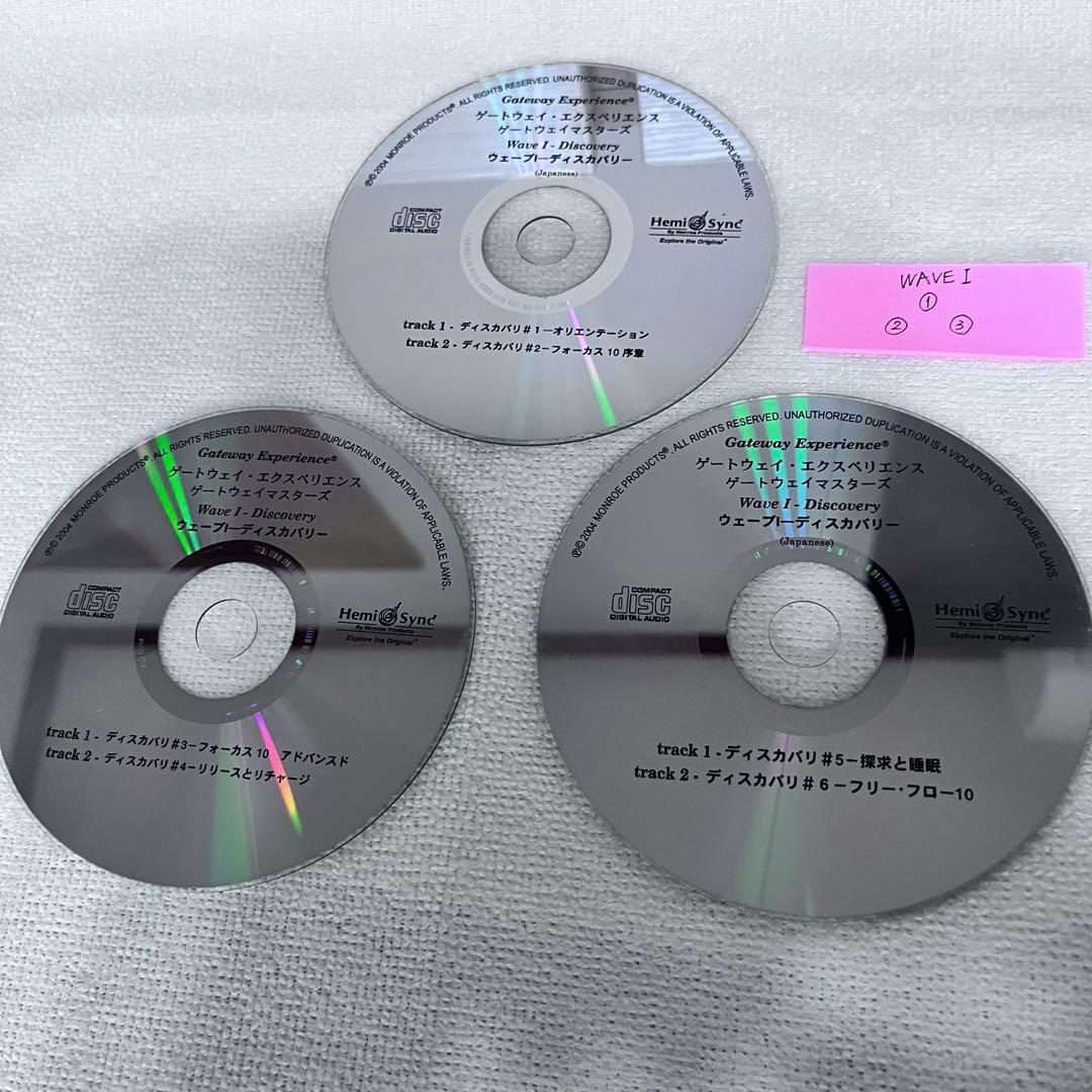 ヘミシンクゲートウェイエクスペリエンス1-6全CD+書籍「完全ガイドブック」全巻