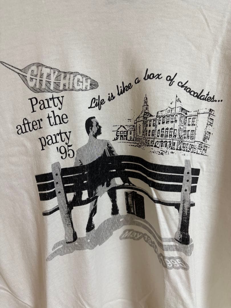 ロ*権様 フォレストガンプ　90s 企業Tシャツ　ビンテージ