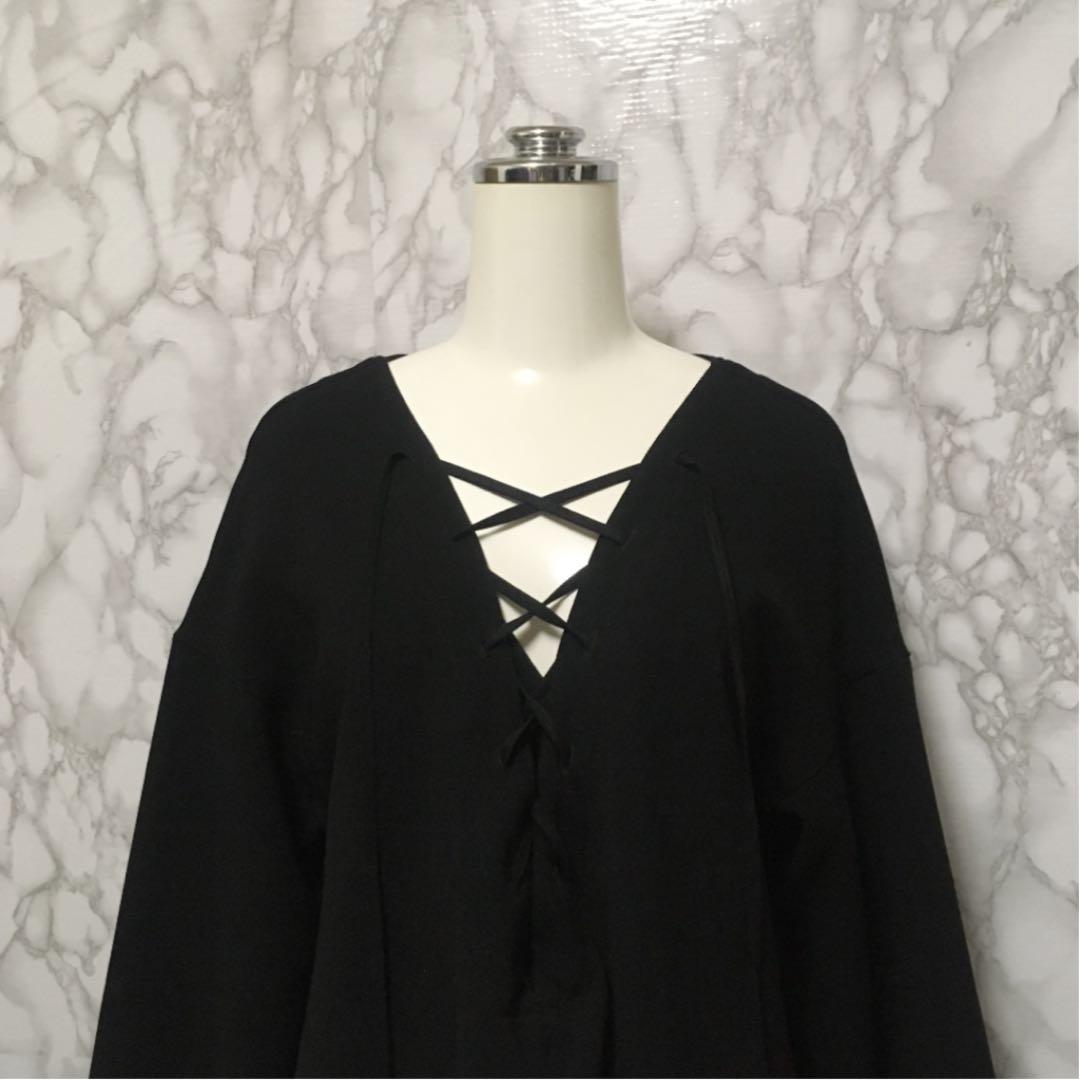 美品　Deuxieme Classe デザインワンピース　ラクラス