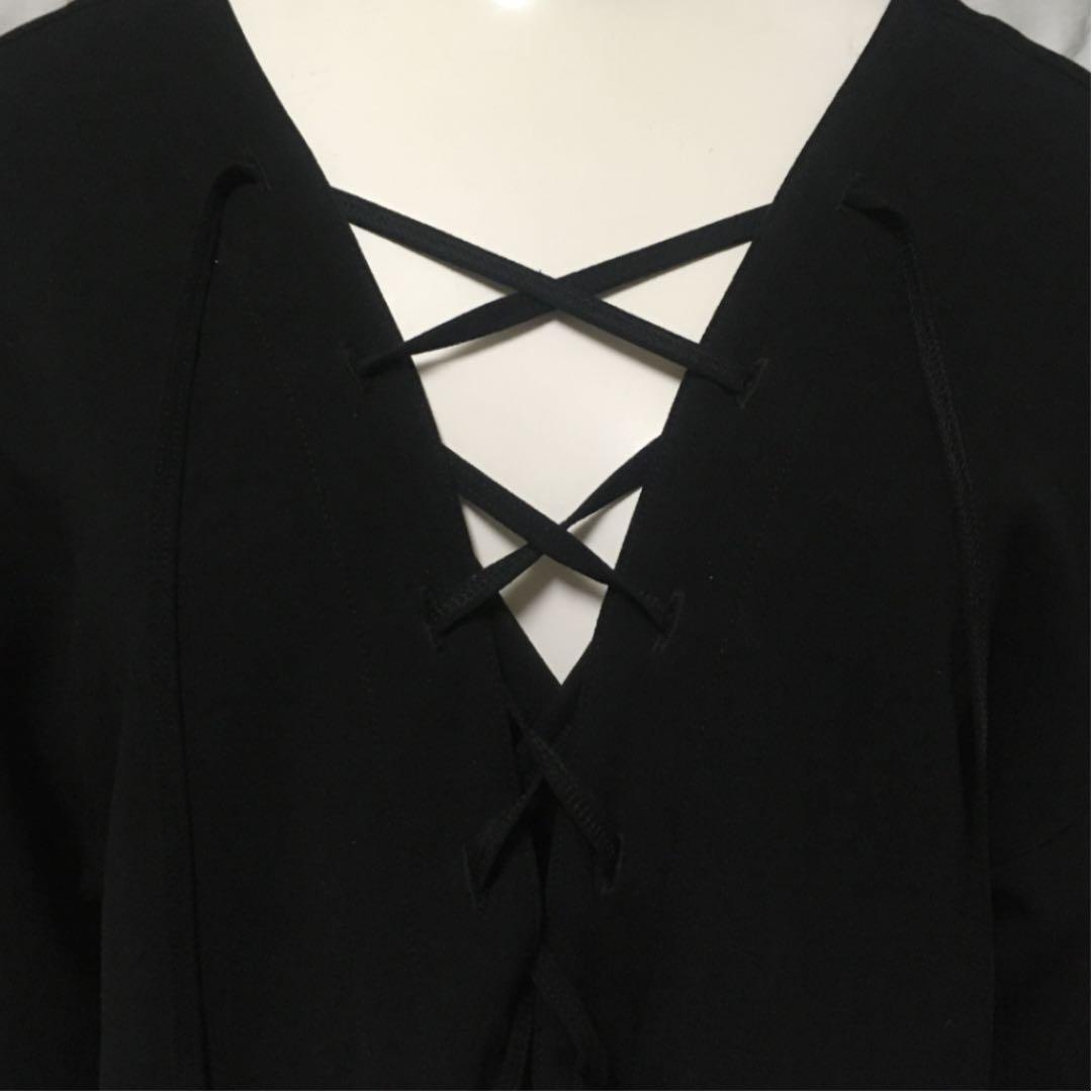 美品　Deuxieme Classe デザインワンピース　ラクラス