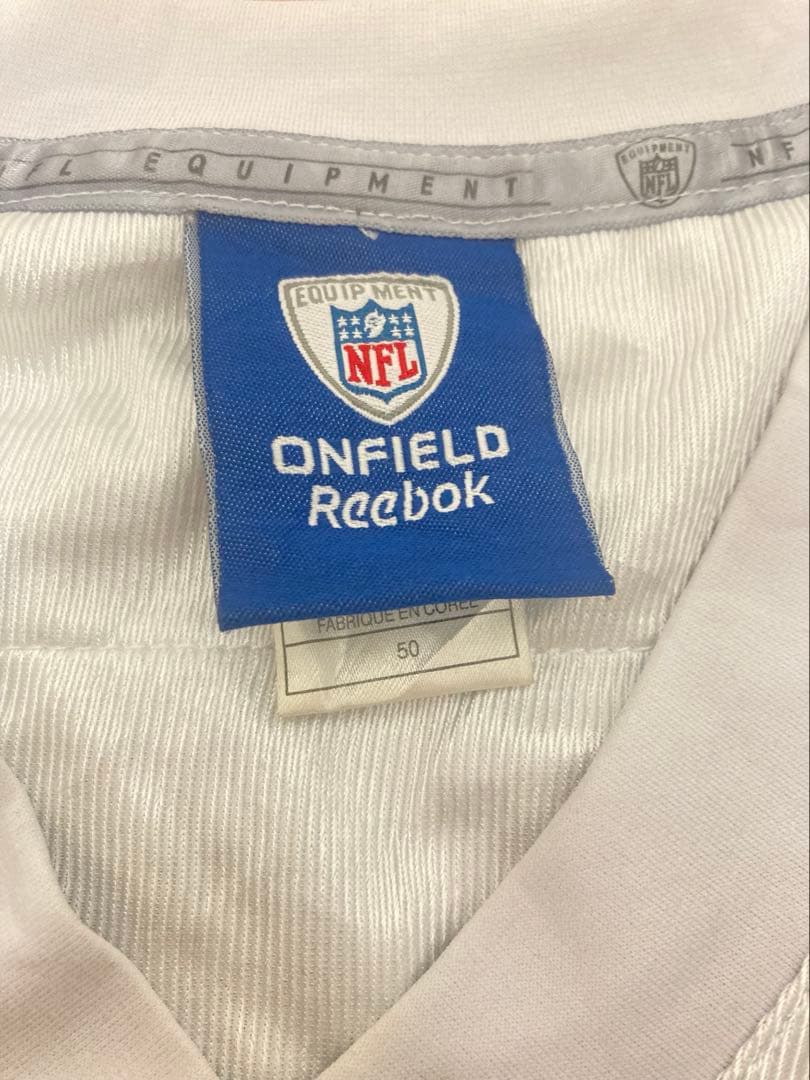 NFL ゲームシャツ　ホワイト　3XL B-BOY ウェッサイ　00s 90s