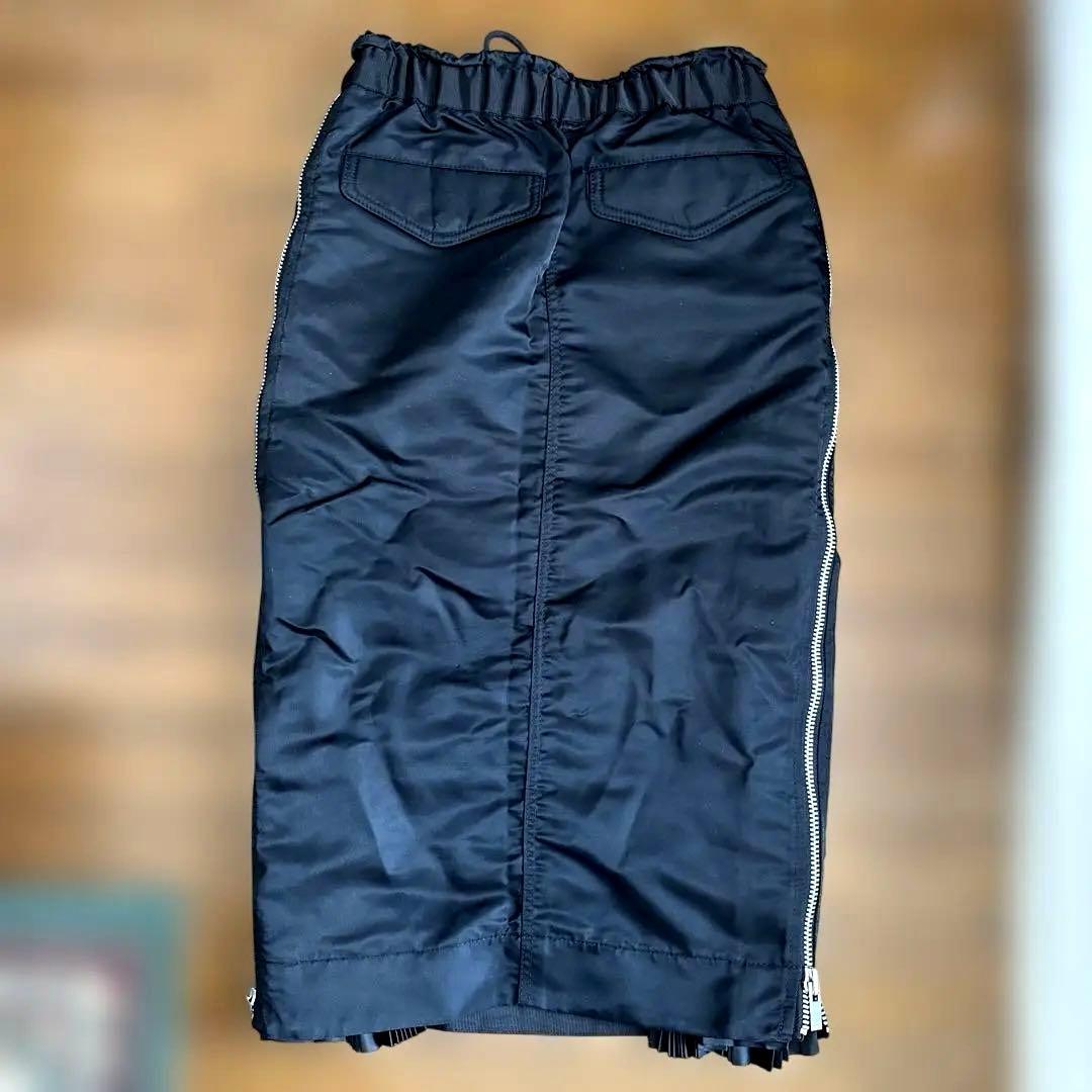 sacai Nylon Twill Skirt プリーツMA1 SCW-003