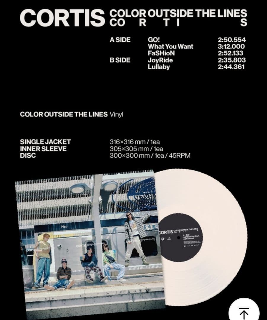 cortis lp vinyl レコード 公式品 匿名配送 再版分 2枚セット