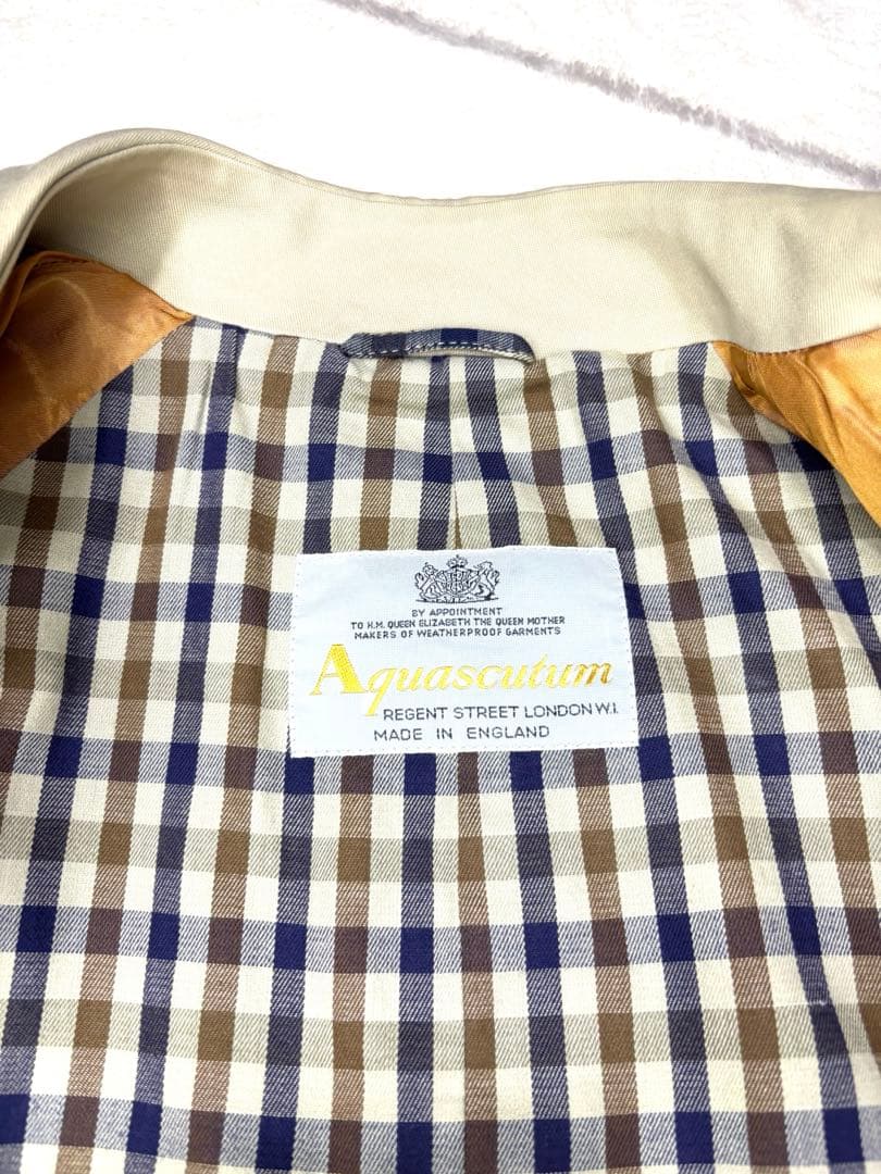 Aquascutum コットン100% トレンチコート