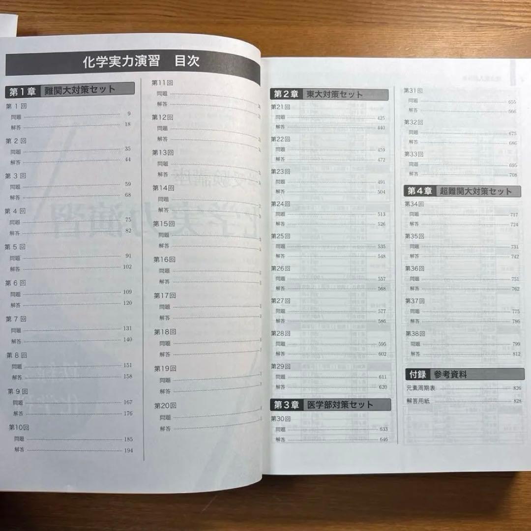 鉄緑会　高3化学　化学実力演習　問題集　新品未使用 2025年度版
