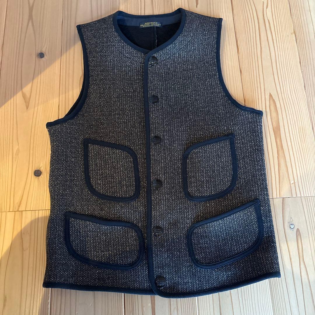 BROWN'S BEACH JACKET /ゴマ塩ベスト