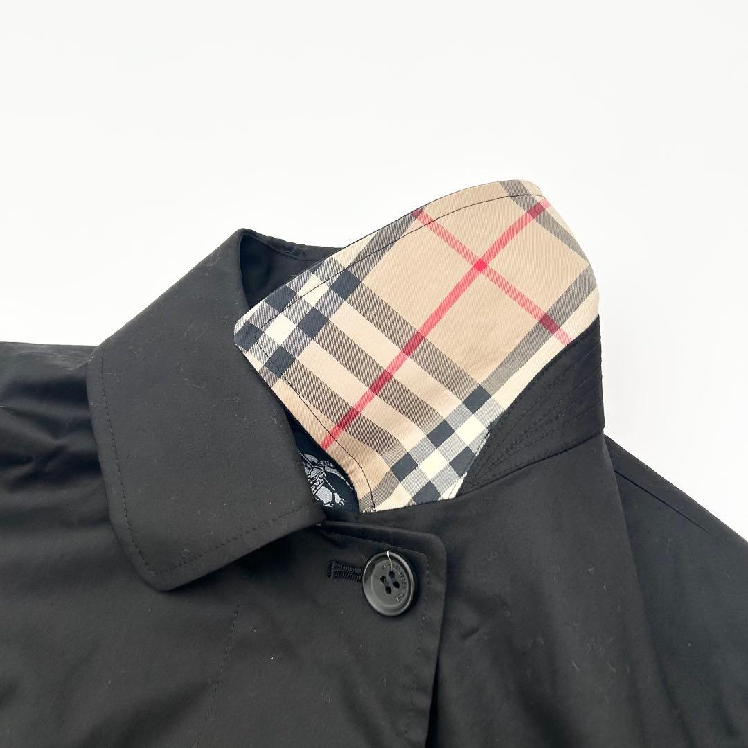 美品✨BURBERRYLONDON ステンカラーコート　ブラック　13