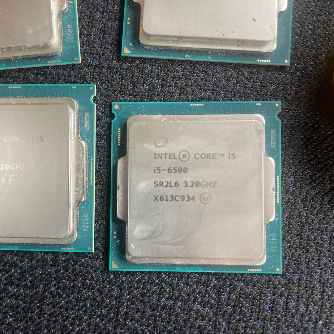 CPU 第6世代　intel core i5　i5-6500 4枚