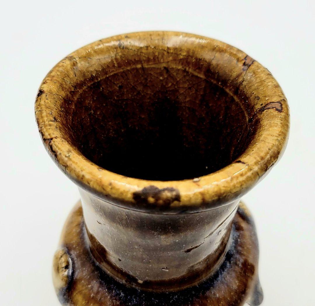 時代物　瀬戸焼　仏花器　江戸時代　箱無　骨董品、美術品