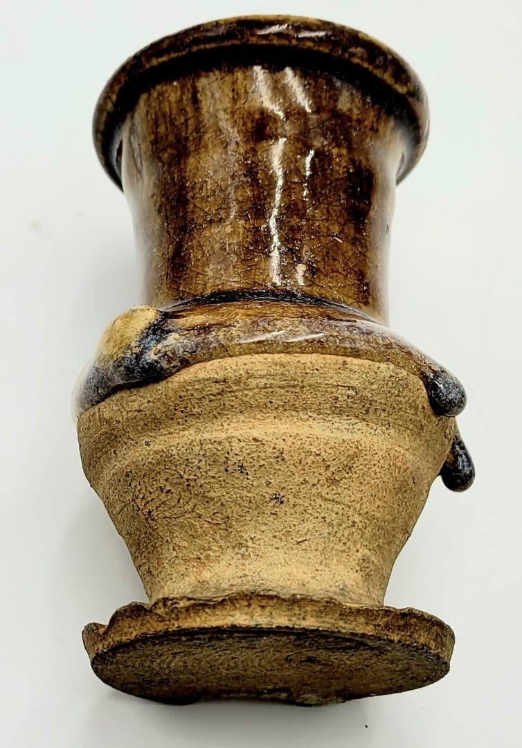 時代物　瀬戸焼　仏花器　江戸時代　箱無　骨董品、美術品