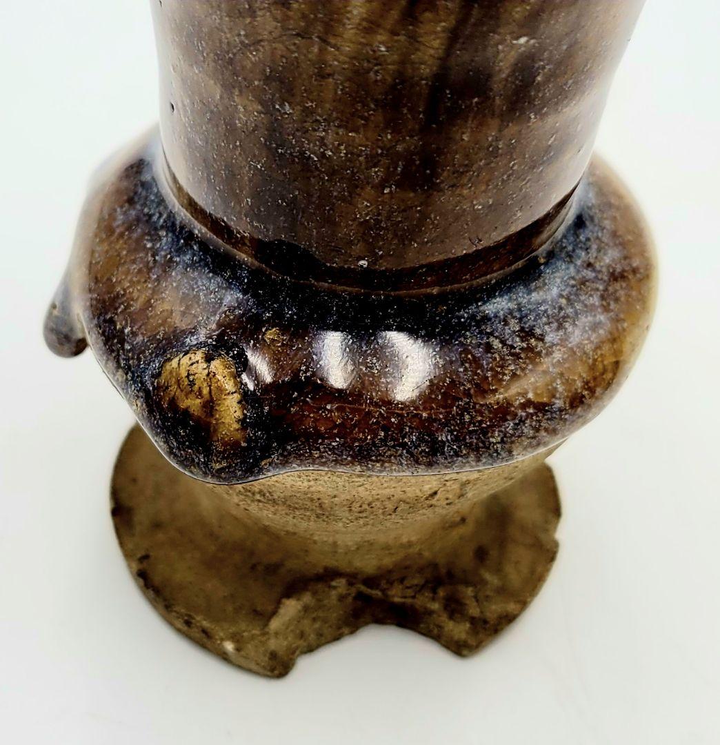時代物　瀬戸焼　仏花器　江戸時代　箱無　骨董品、美術品
