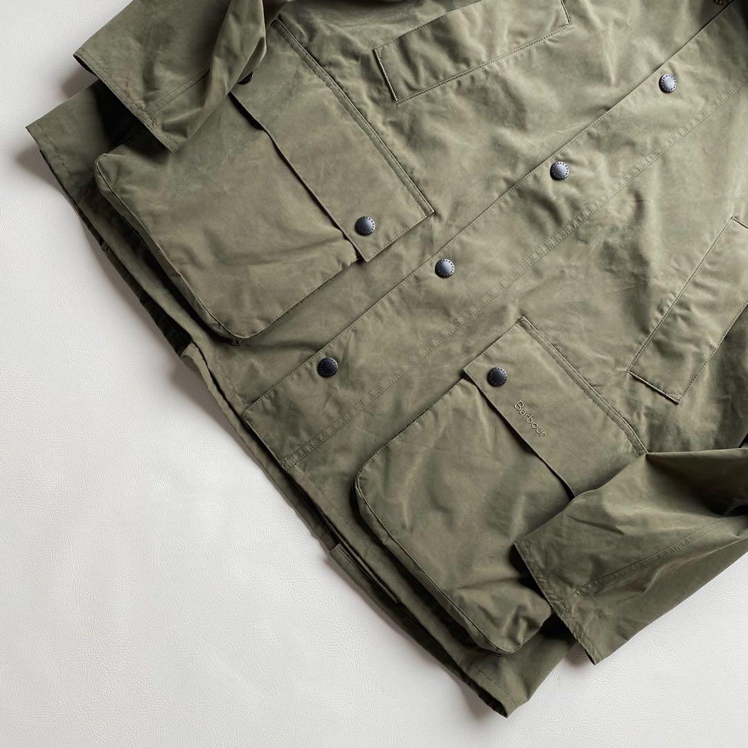 【25SS/未使用近/XL】バブアー 別注 ピーチスキン ビデイル 42 カーキ
