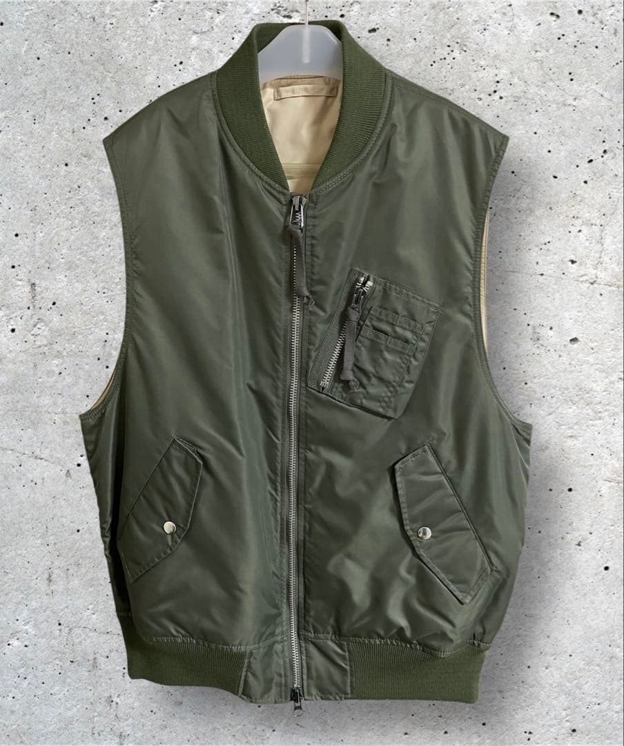 【monkey time】REVERSIBLE PDD FLIGHT VEST