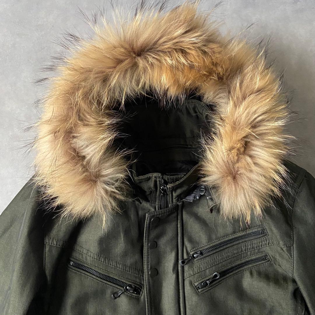 ジャケット・アウター archive Nicole military fur jacket BQ87