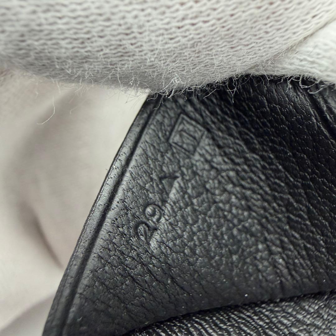 エルメス HERMES ベアン リザード 財布 □I刻印　ブラック　人気