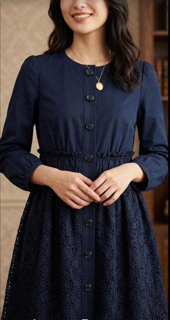 【極美品✨️】BURBERRY フラワーレースコート ノバチェックM【希少】