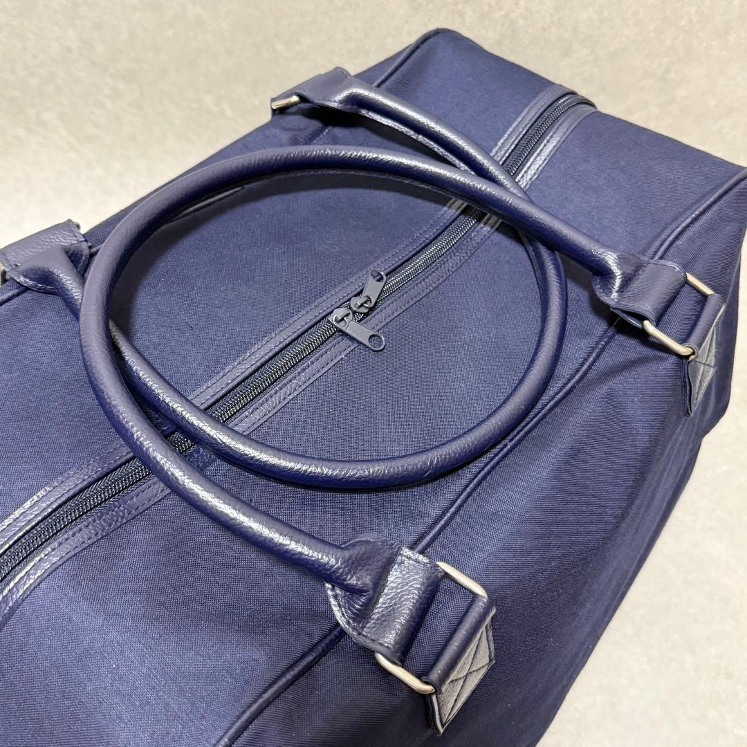 【POLO RALPH LAUREN】ボストンバッグ　キャンバス　レザー