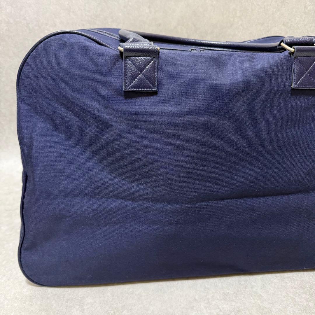 【POLO RALPH LAUREN】ボストンバッグ　キャンバス　レザー