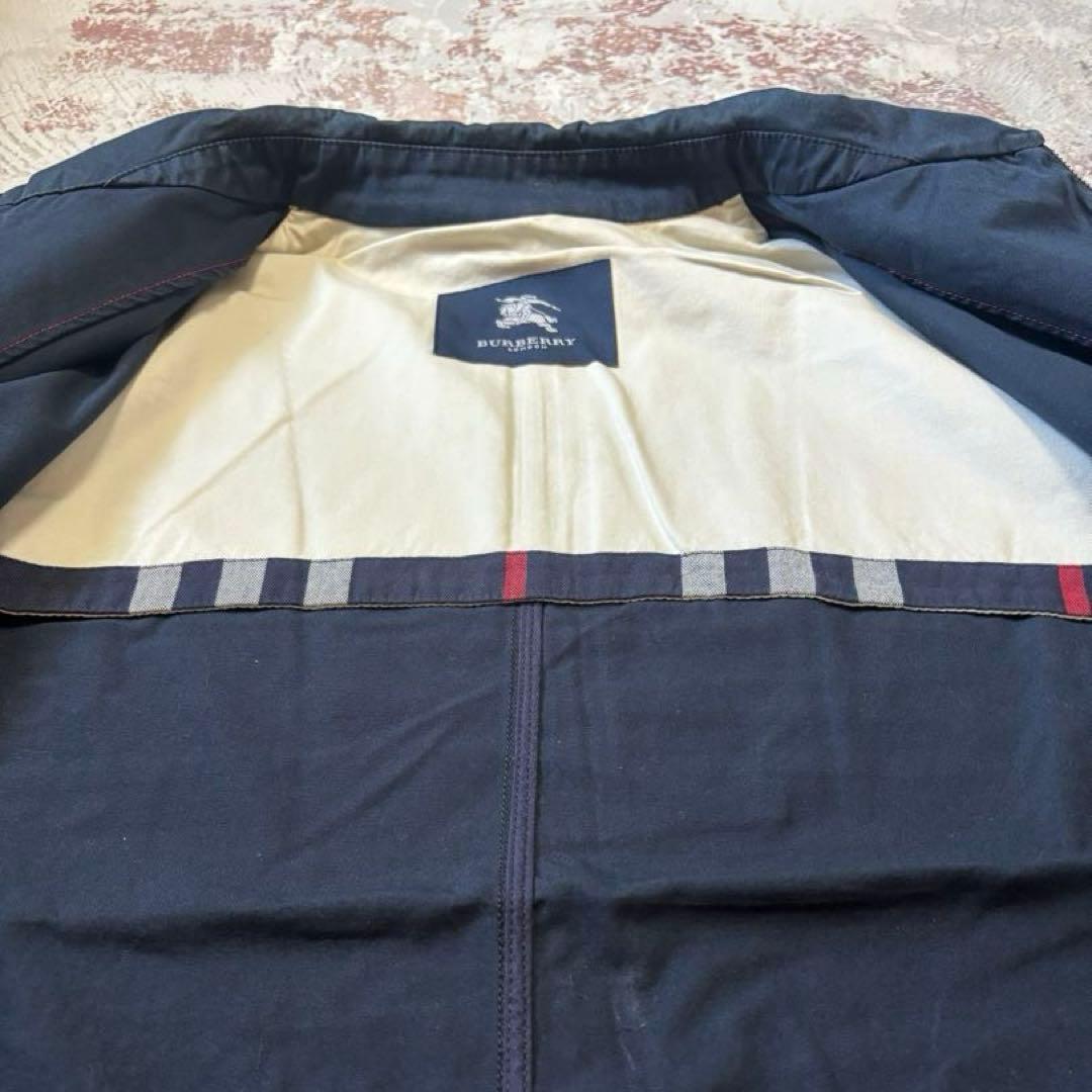 【極美品】Burberry London スウィングトップ ネイビー ジャケット