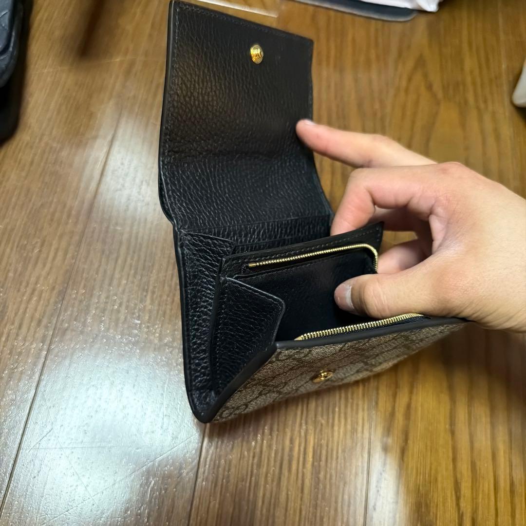 ダブルG バイカラー ミディアム ウォレット