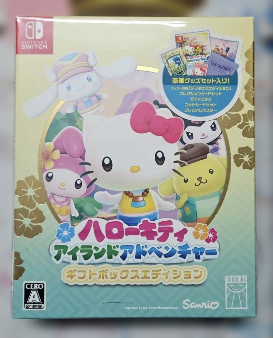 Switch ハローキティアイランドアドベンチャー BOXED 未開封 微キズ有