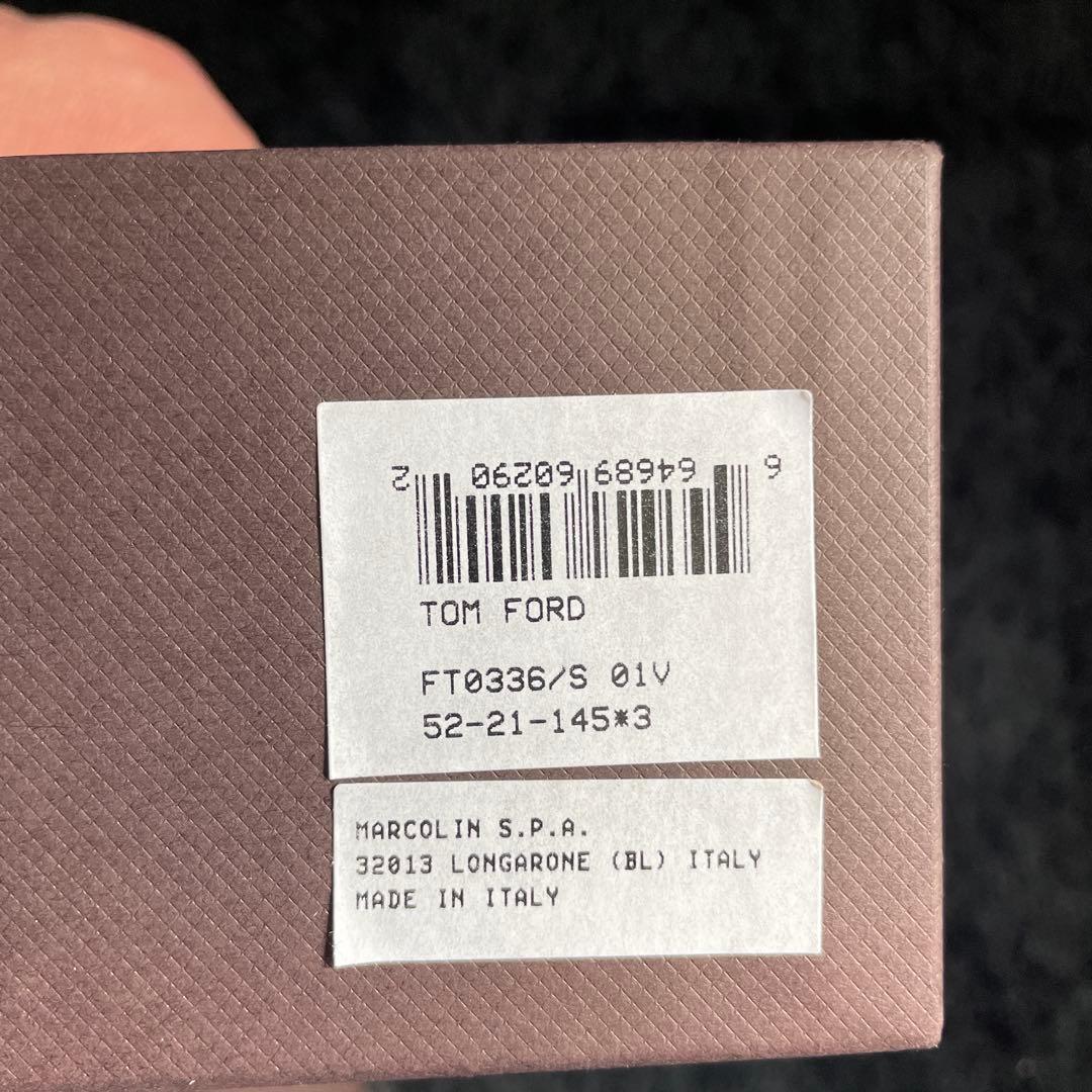 TOM FORD Leoブラック サングラス　ケース付き