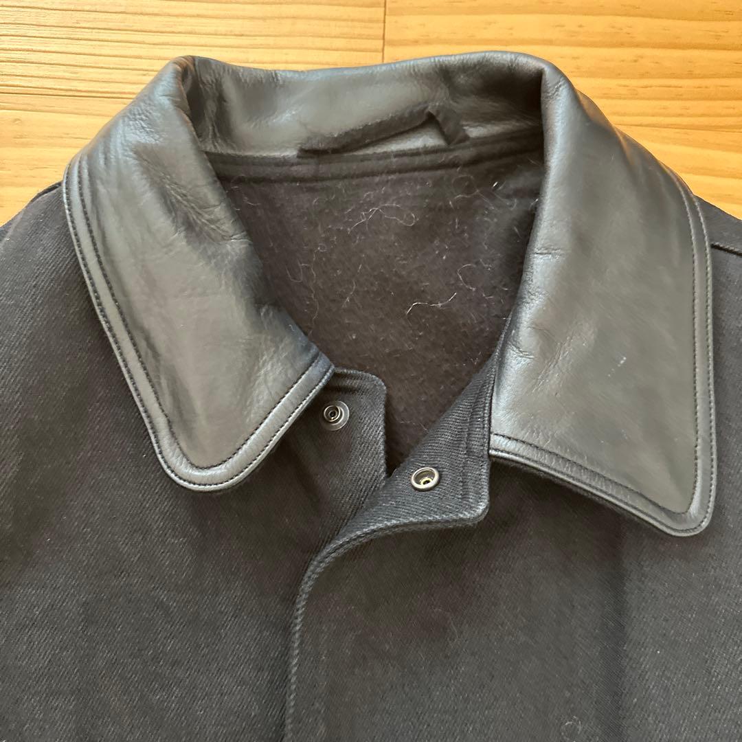 comoli 襟レザー　ワークジャケット　サイズ1