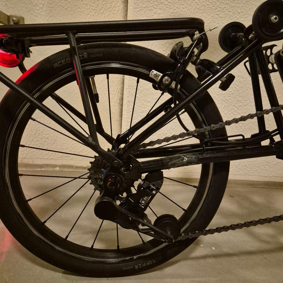 ブロンプトン風 折りたたみ自転車