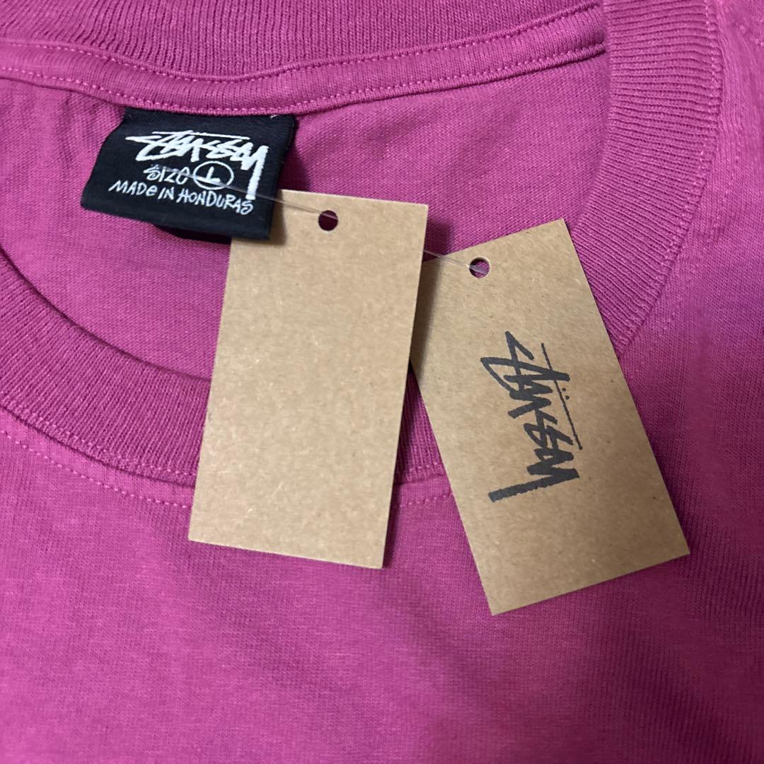 Stussy HONOLULU Tシャツ Lサイズ 色BERRY