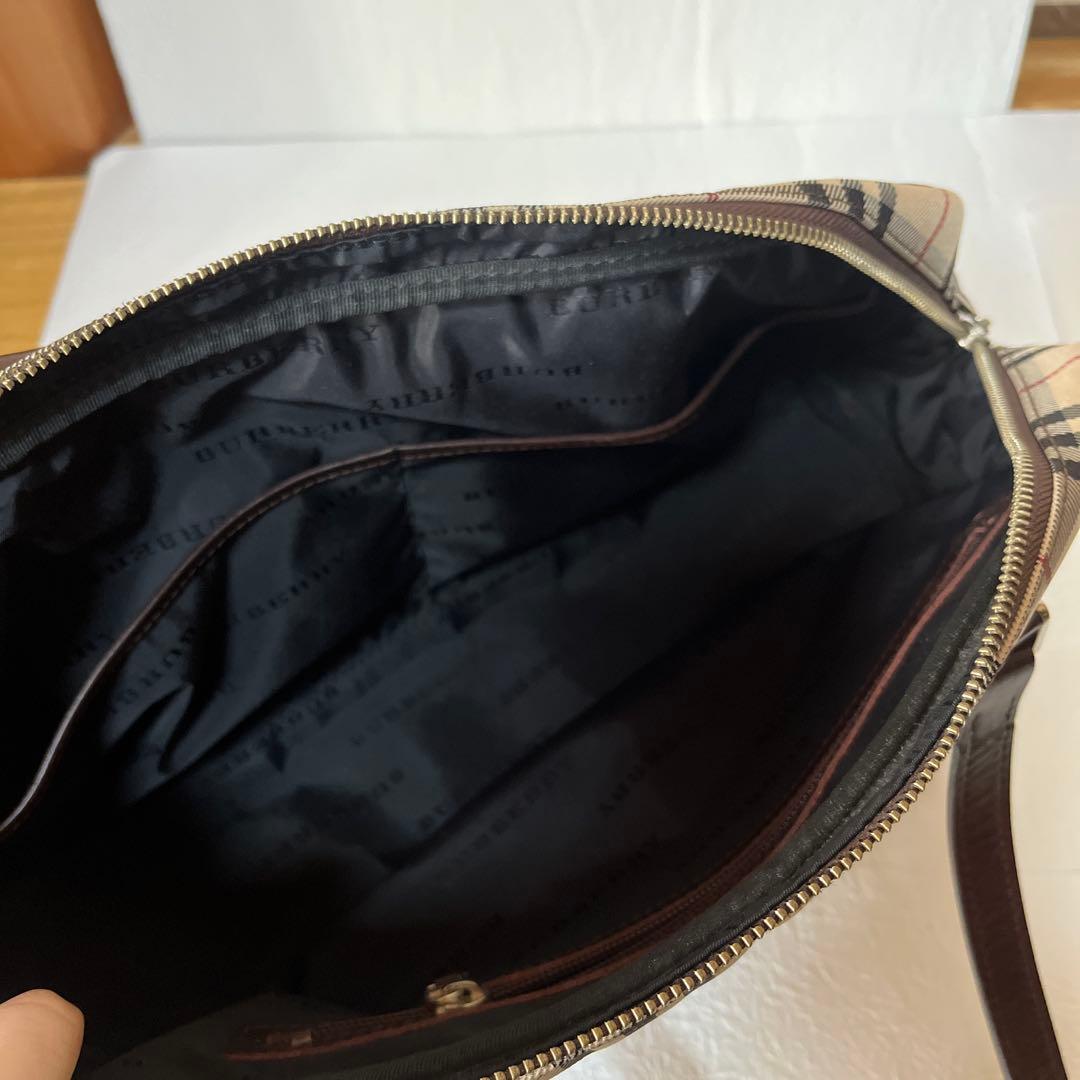 【美品】BURBERRY バーバリー　チェック柄 ボストンバッグ