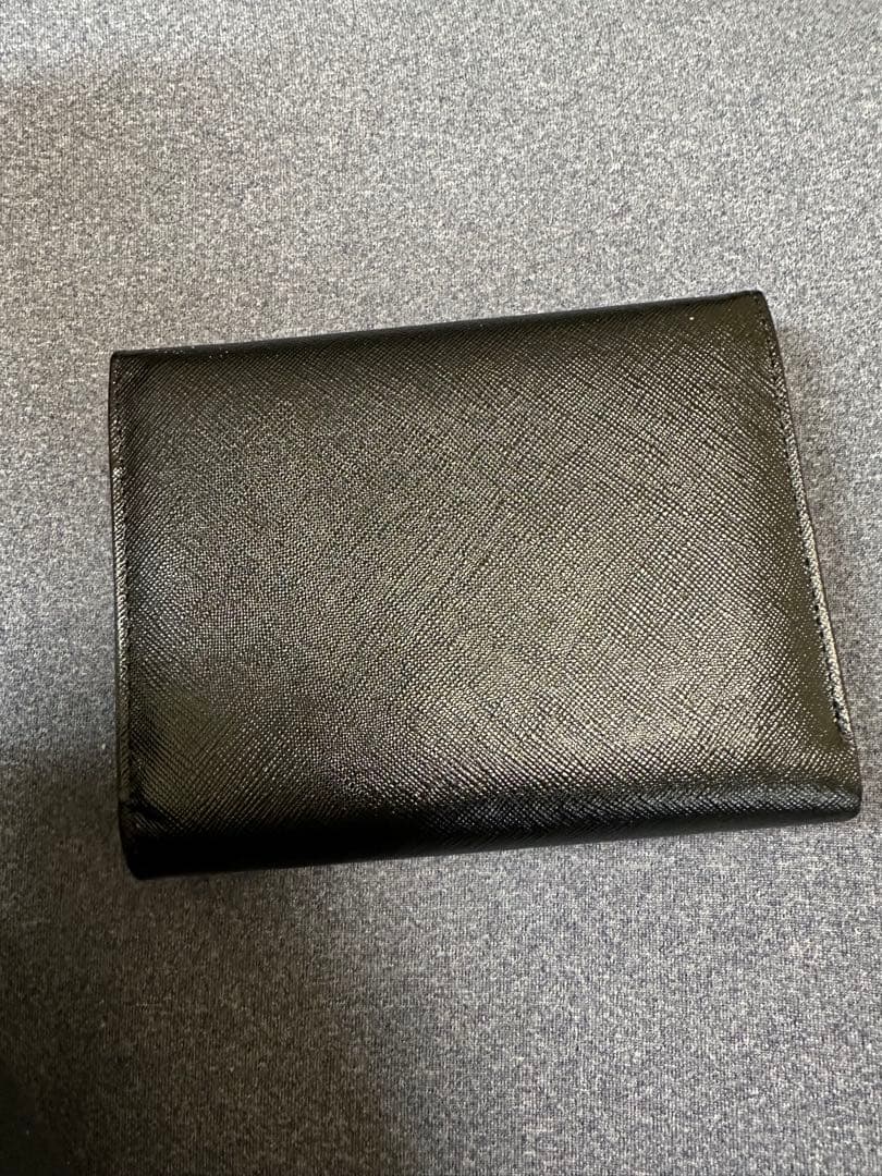と*ん様 極美品PRADA 三つ折り財布 ブラック