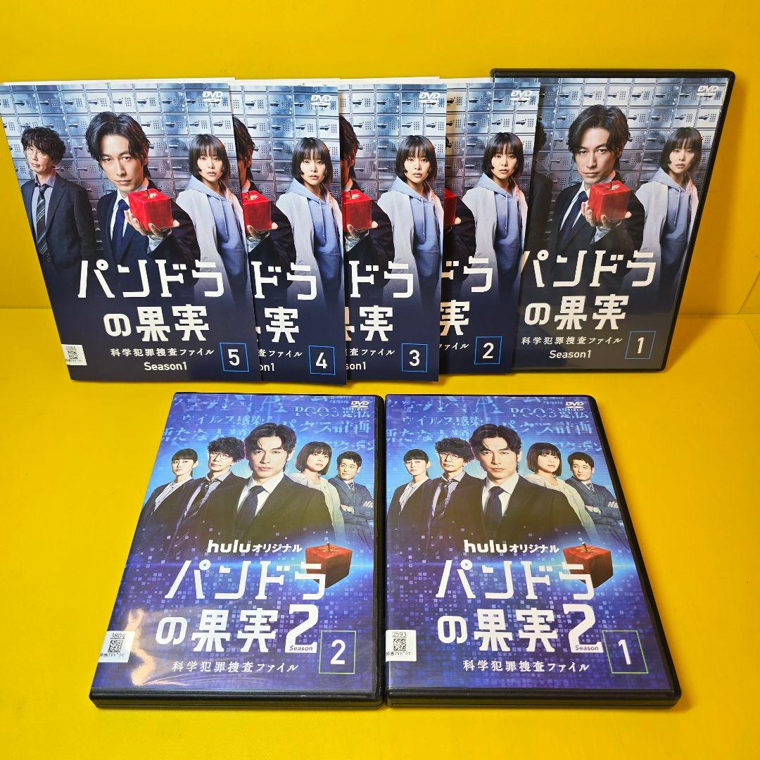 新品ケース交換済み　パンドラの果実　科学犯罪　1期+2期　全7巻セット　DVD