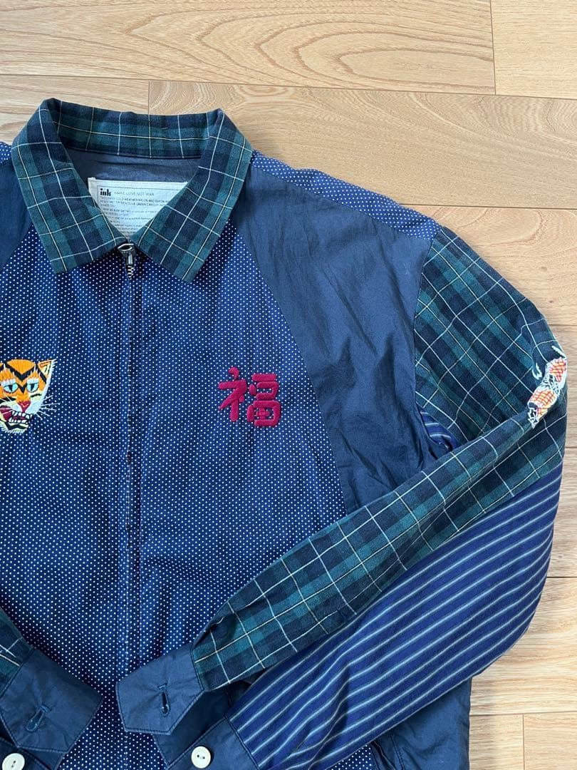 ink インク perk パーク ★ リメイク パッチワーク　ベトジャン