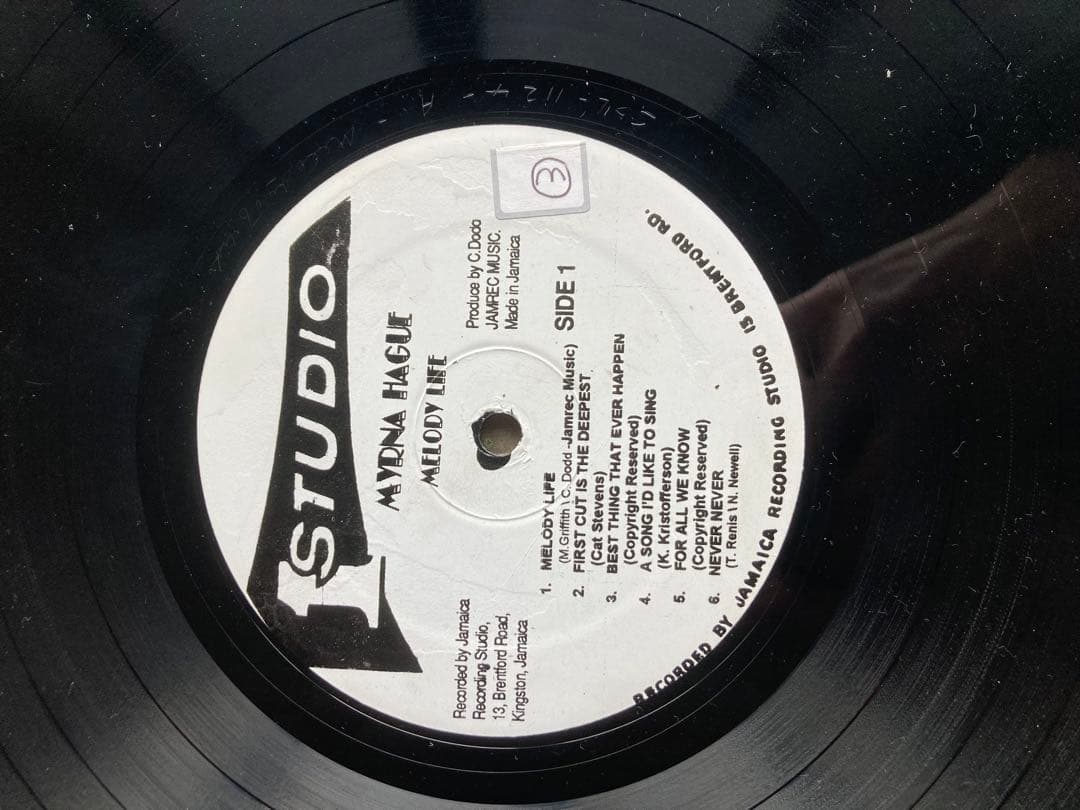 洋楽 Myrna Hague Melody Life studio one