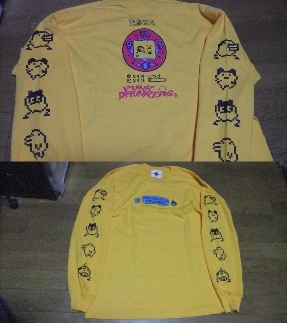 pu nkdr unkers L たま ごっち Tシャツ バン ダイ ロンt