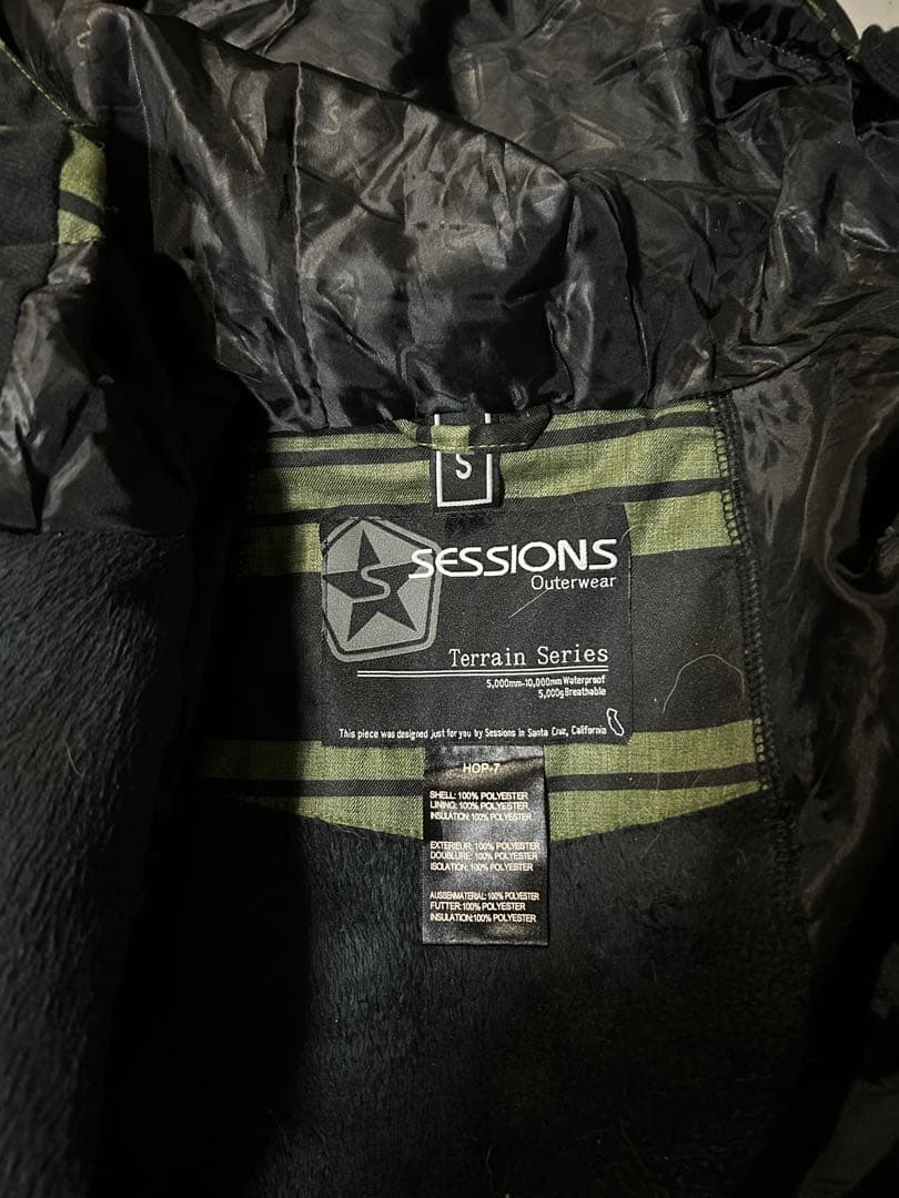 SESSIONS スノーボード　上下セット　メンズM スノボウェア　美品